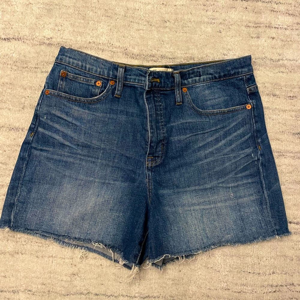 Madewell- High Rise Denim Shorts, Size:30